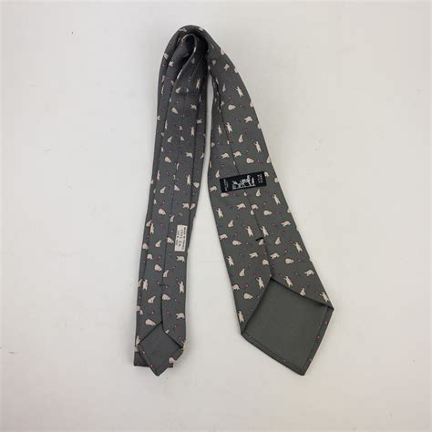 hermes polar bear tie